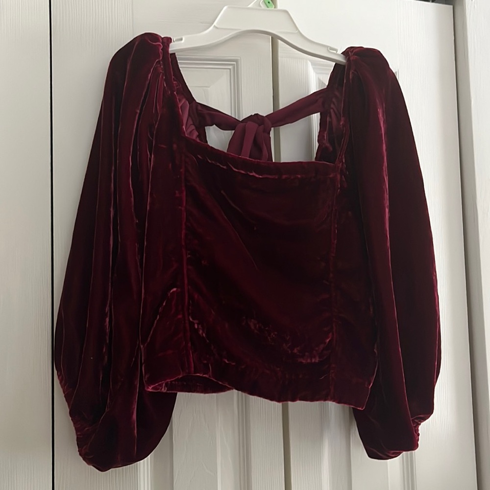 Free People Velvet Top